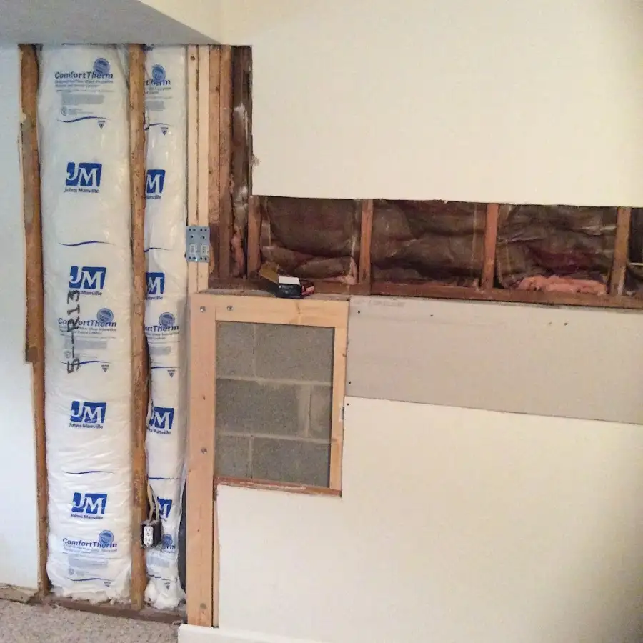 Wall insulation replacement during Odor Removal & Deodorization in Sanger
